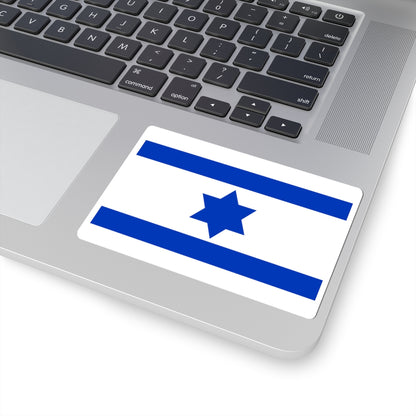 Flag of Israel 1948 3-2 (Israel) STICKER Vinyl Kiss-Cut Decal