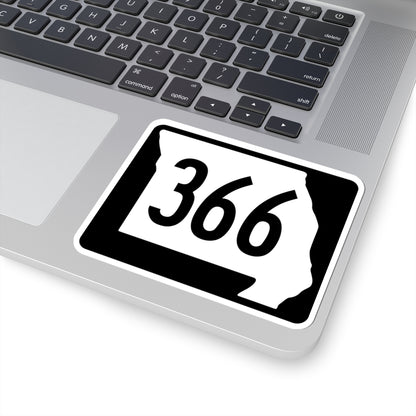 MO-366 (Missouri) (Road Sign) STICKER Vinyl Kiss-Cut Decal