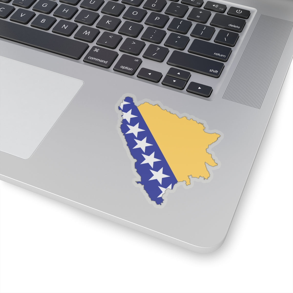 Bosnia and Herzegovina-Flagmap (Bosnia and Herzegovina) STICKER Vinyl Kiss-Cut Decal