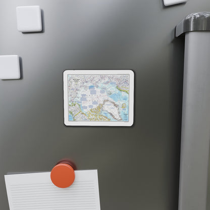 Arctic Ocean (1983) (Map) Refrigerator Magnet-The Sticker Space