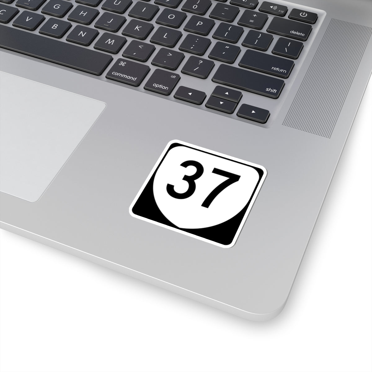 Virginia 37 (Virginia) (Road Sign) STICKER Vinyl Kiss-Cut Decal