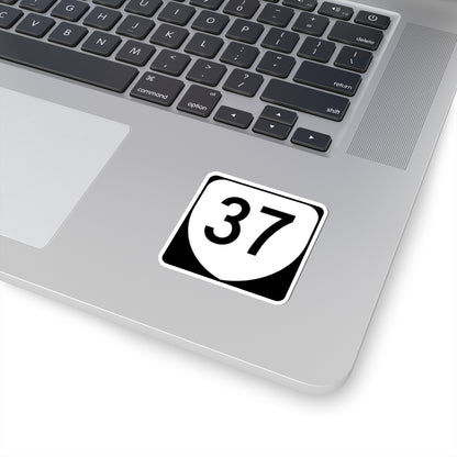 Virginia 37 (Virginia) (Road Sign) STICKER Vinyl Kiss-Cut Decal