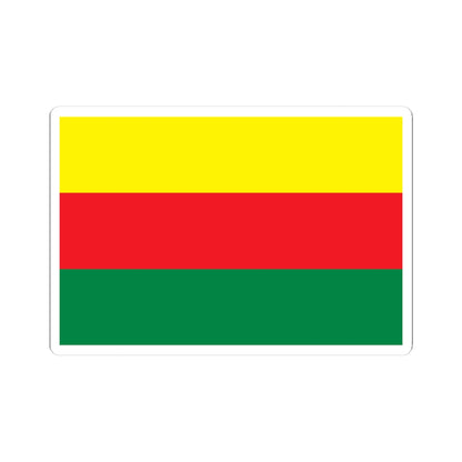 Flag of Rojava (Syria) STICKER Vinyl Kiss-Cut Decal
