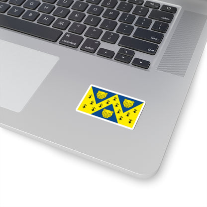 Flag of Shropshire (England) STICKER Vinyl Kiss-Cut Decal