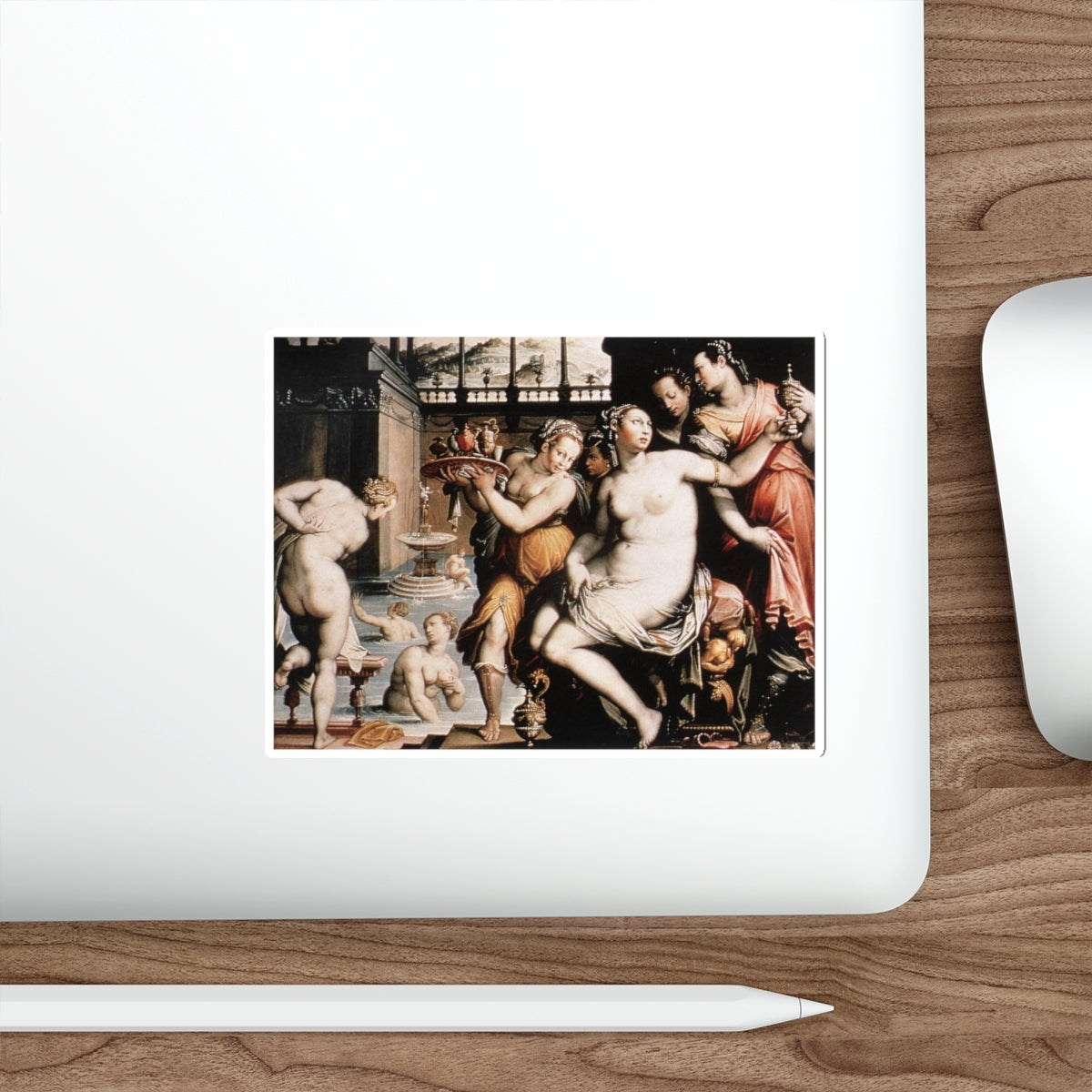 ZUCCHI, Jacopo - The Toilet of Bathsheba (Artwork) STICKER Vinyl Die-Cut Decal