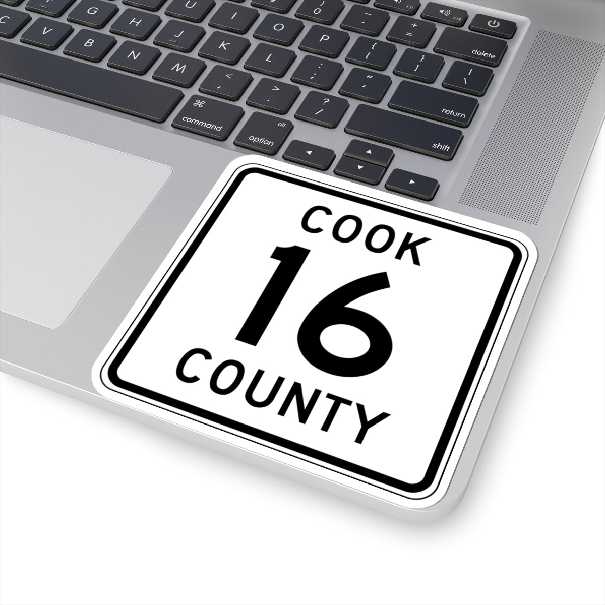 Cook County 16 MN (Minnesota) (Road Sign) STICKER Vinyl Kiss-Cut Decal