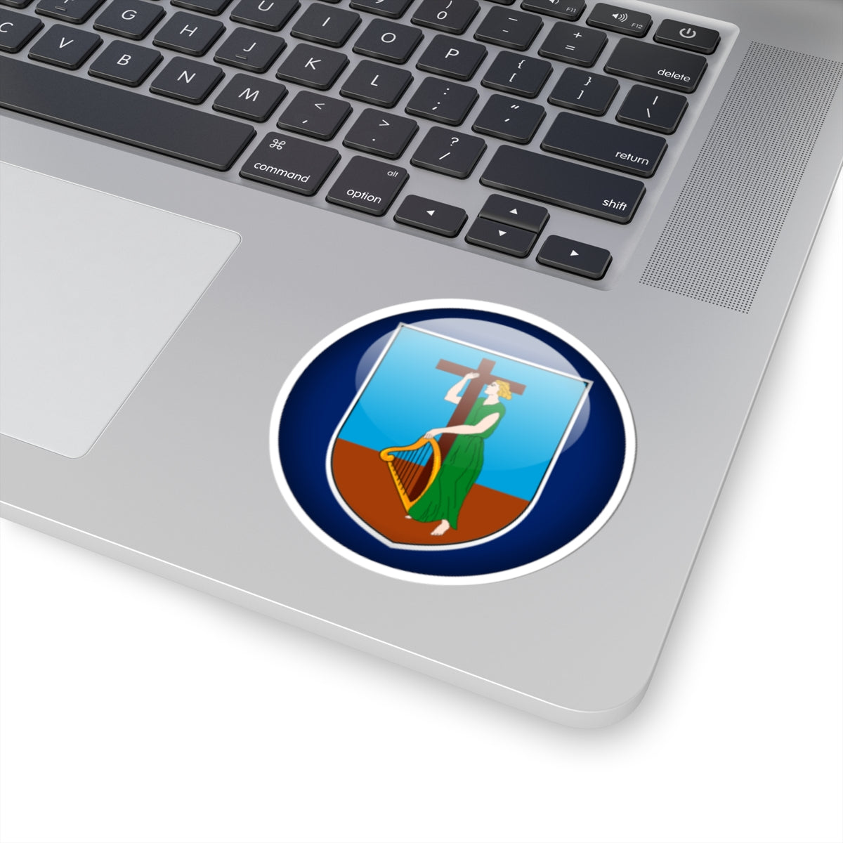 Flag orb Montserrat (United Kingdom) STICKER Vinyl Kiss-Cut Decal