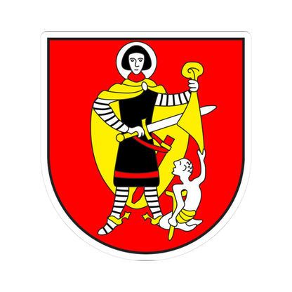 Schams Kreis wappen (Switzerland) (Coat of Arms) STICKER Vinyl Kiss-Cut Decal
