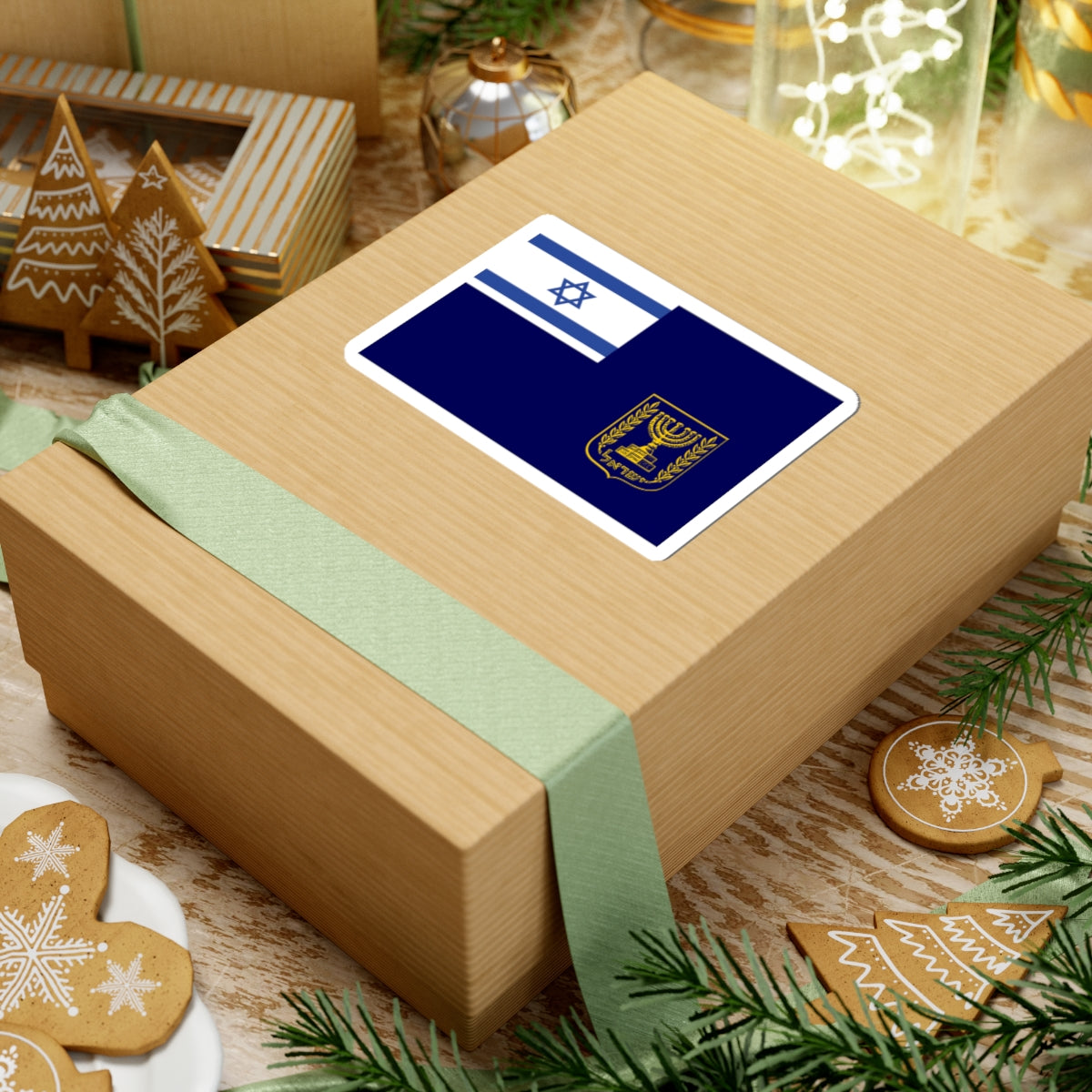 Flag of Israel Prime Minister at Sea (Israel) STICKER Vinyl Kiss-Cut Decal