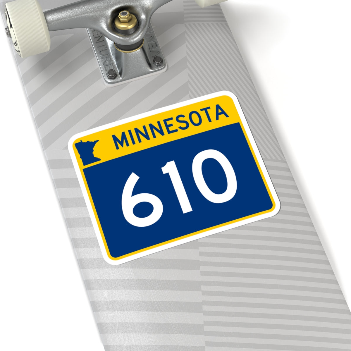 MN-610 wide (Minnesota) (Road Sign) STICKER Vinyl Kiss-Cut Decal
