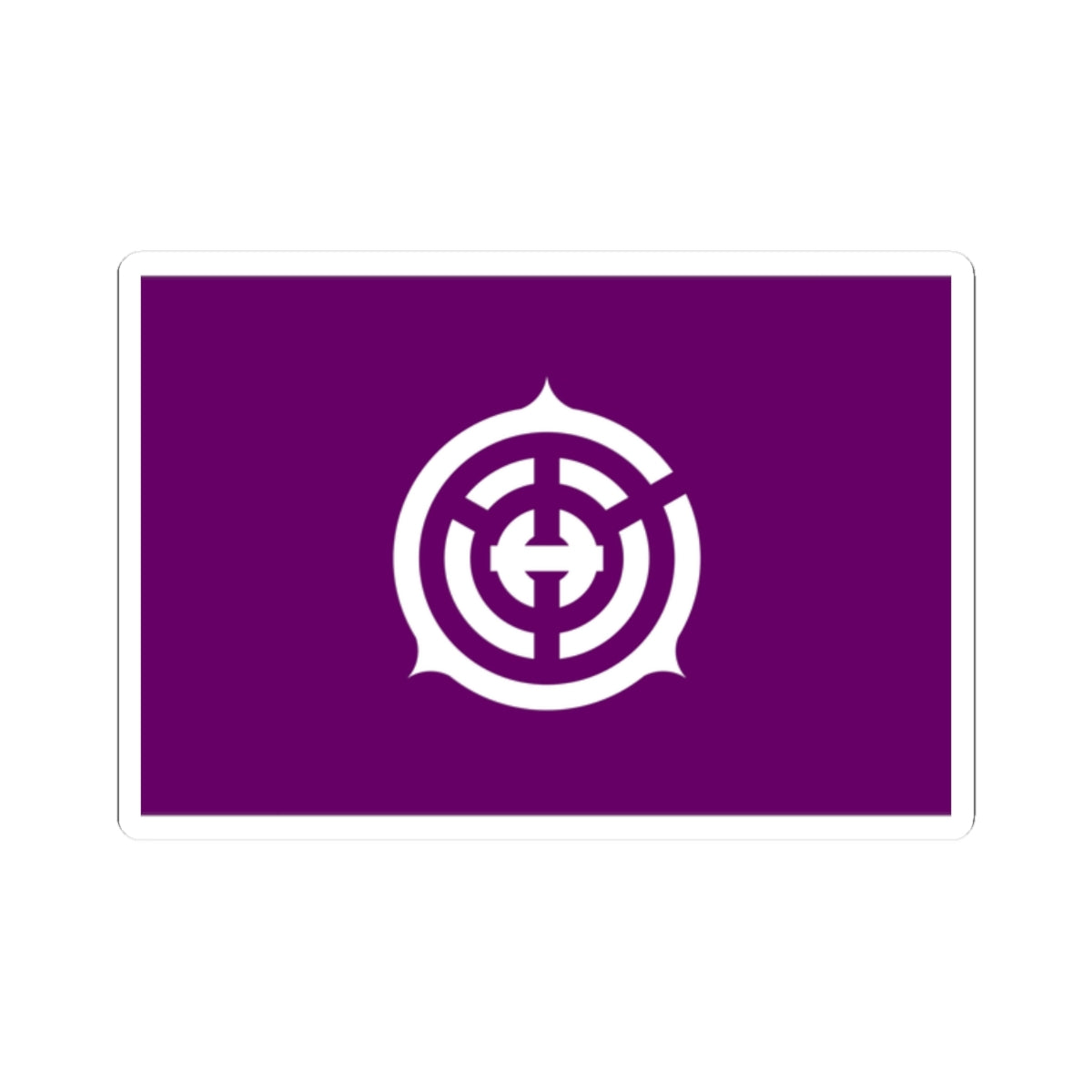 Flag of Musashino Tokyo (Japan) STICKER Vinyl Kiss-Cut Decal