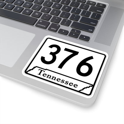 Tennessee 376 (Tennessee) (Road Sign) STICKER Vinyl Kiss-Cut Decal