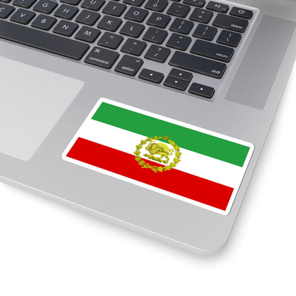 Post-constitutional Revolution War Flag of Persia (Iran) STICKER Vinyl Kiss-Cut Decal