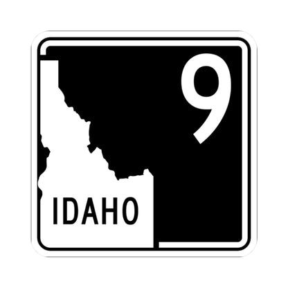 ID-9 (Idaho) (Road Sign) STICKER Vinyl Kiss-Cut Decal