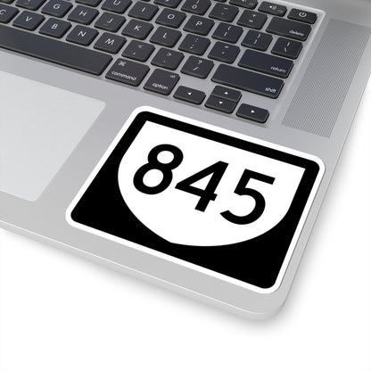 PR urban primary 845 (Puerto Rico) (Road Sign) STICKER Vinyl Kiss-Cut Decal