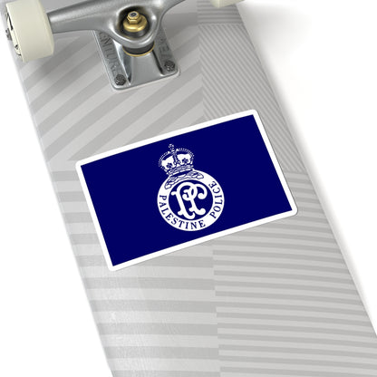 Flag of the British Mandate Police (Israel) STICKER Vinyl Kiss-Cut Decal