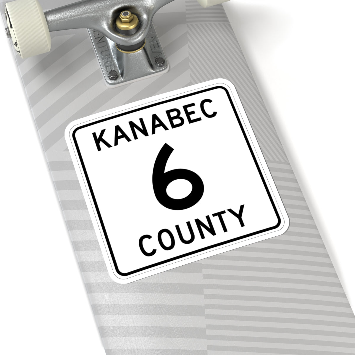 Kanabec County 6 MN (Minnesota) (Road Sign) STICKER Vinyl Kiss-Cut Decal
