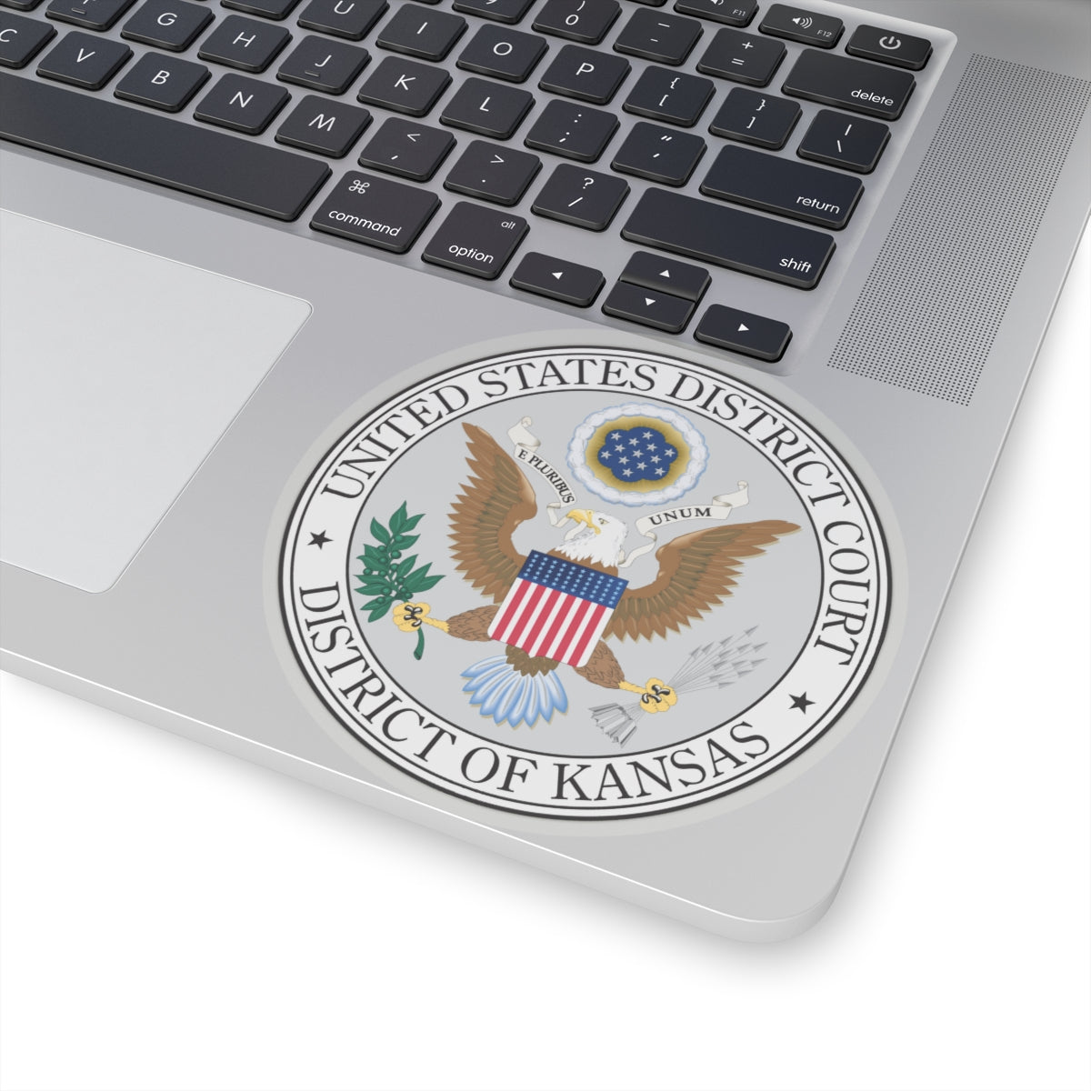 Seal of the United States District Court for the the District of Kansas - STICKER Vinyl Kiss-Cut Decal