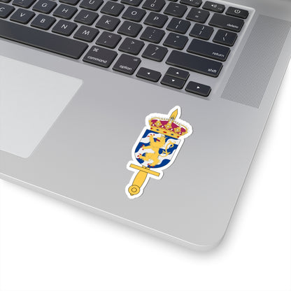 Södra militärdistriktsstaben vapen (Sweden) (Coat of Arms) STICKER Vinyl Kiss-Cut Decal