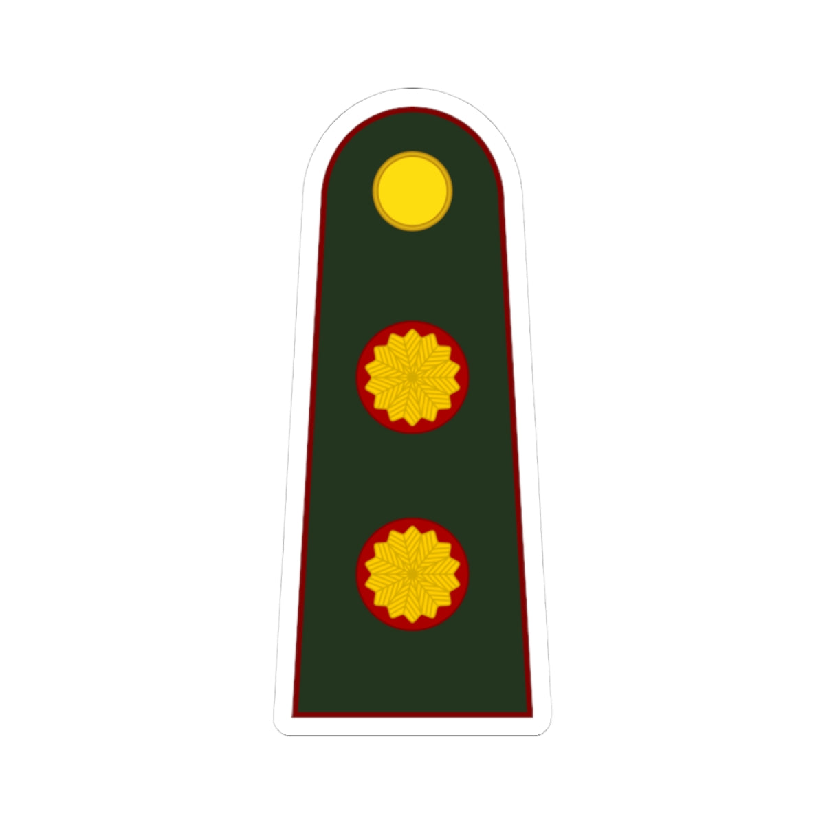 Argentina Army OF 7 (Argentina) (Military Rank) STICKER Vinyl Kiss-Cut Decal