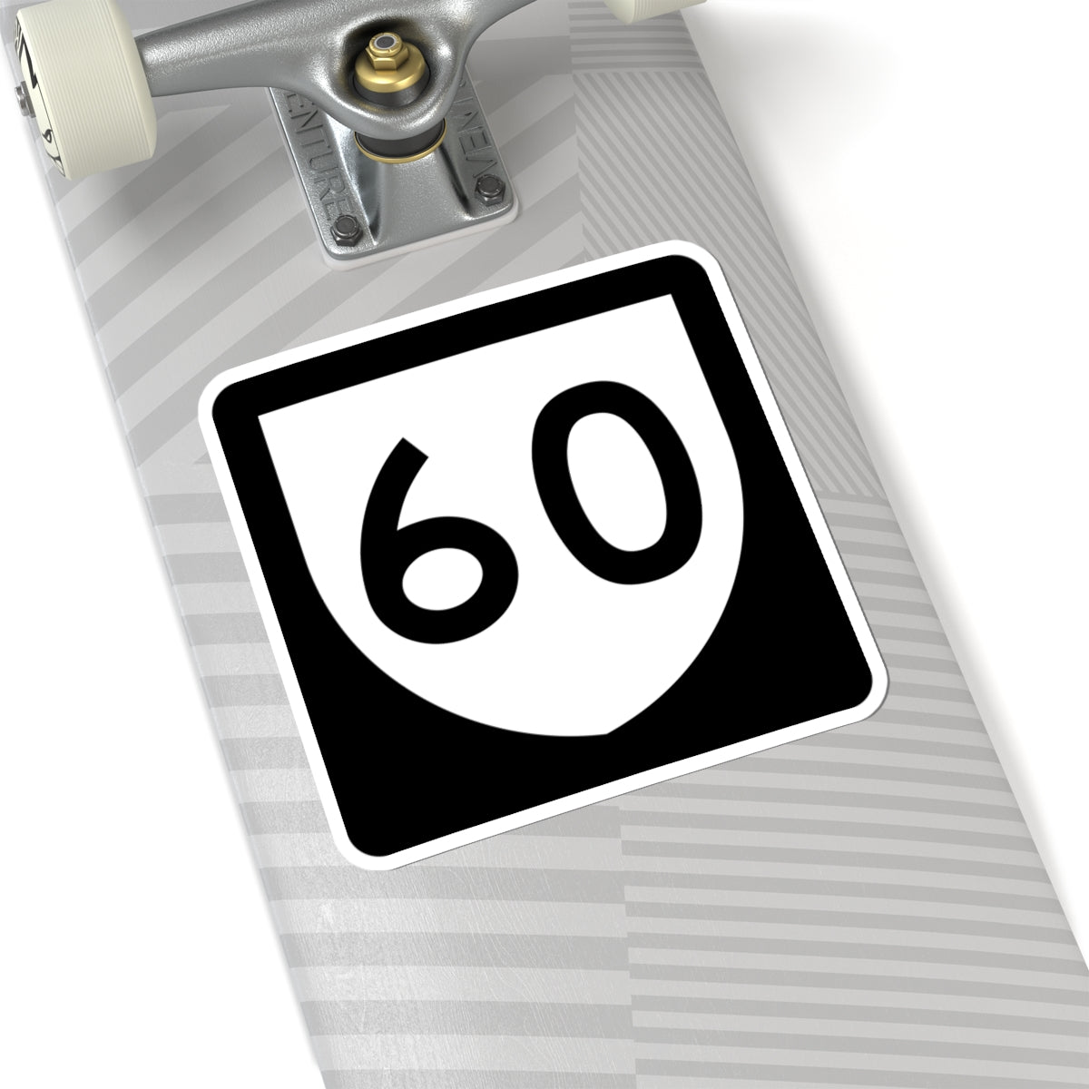 PR urban primary 60 (Puerto Rico) (Road Sign) STICKER Vinyl Kiss-Cut Decal