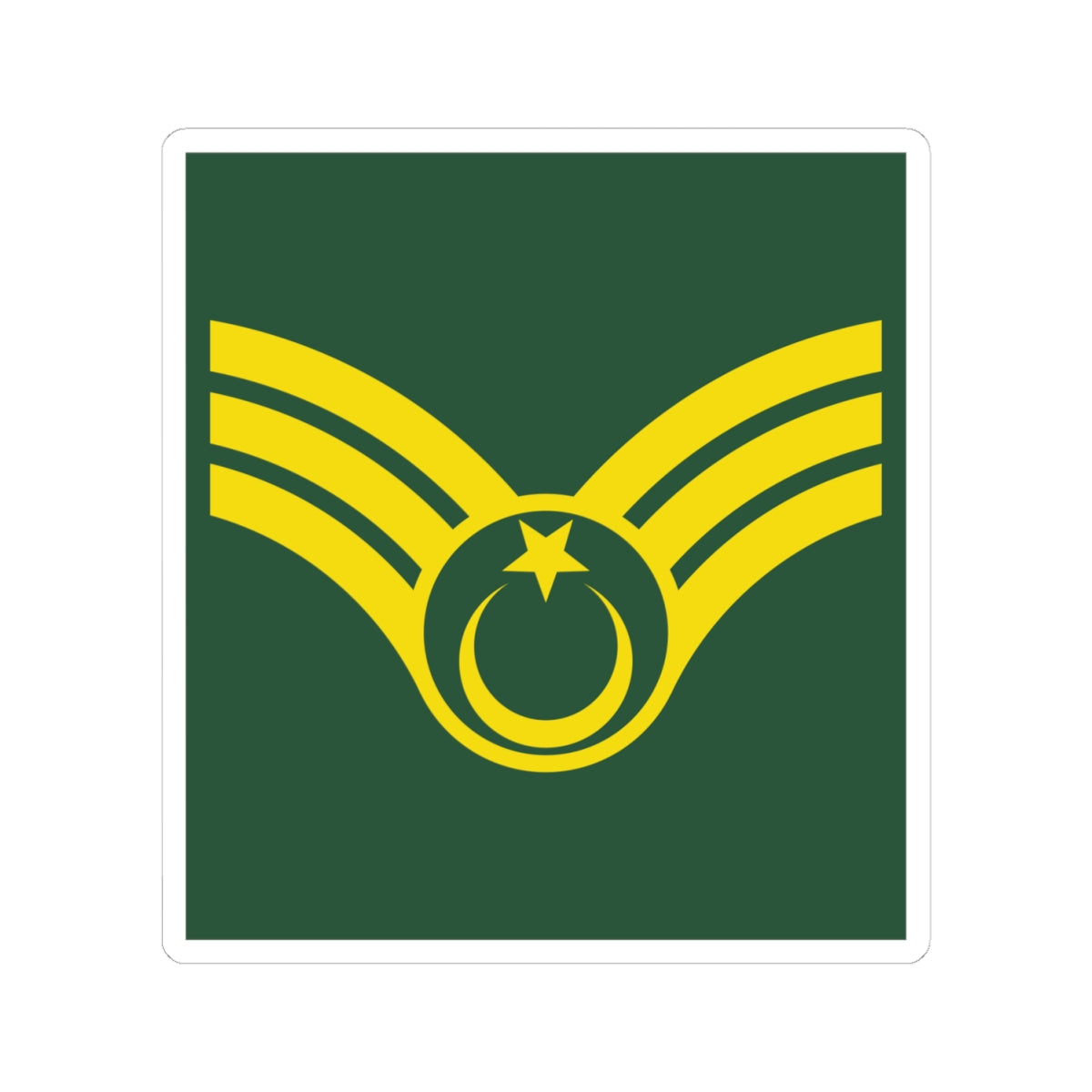 Army TUR OR 06 (Turkey) (Military Rank) STICKER Vinyl Kiss-Cut Decal