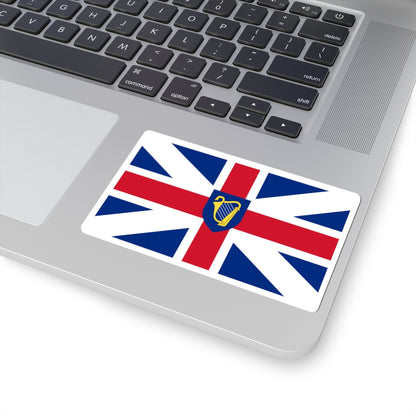 Flag of the Commonwealth 1658-1660 (England) STICKER Vinyl Kiss-Cut Decal