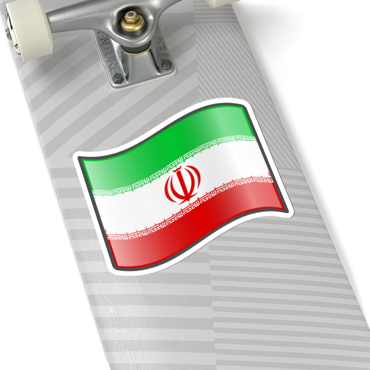 Nuvola Iranian flag (Iran) STICKER Vinyl Kiss-Cut Decal