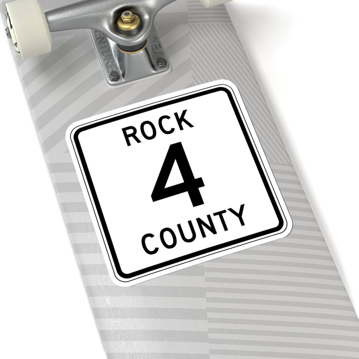 Rock County Route 4 MN (Minnesota) (Road Sign) STICKER Vinyl Kiss-Cut Decal