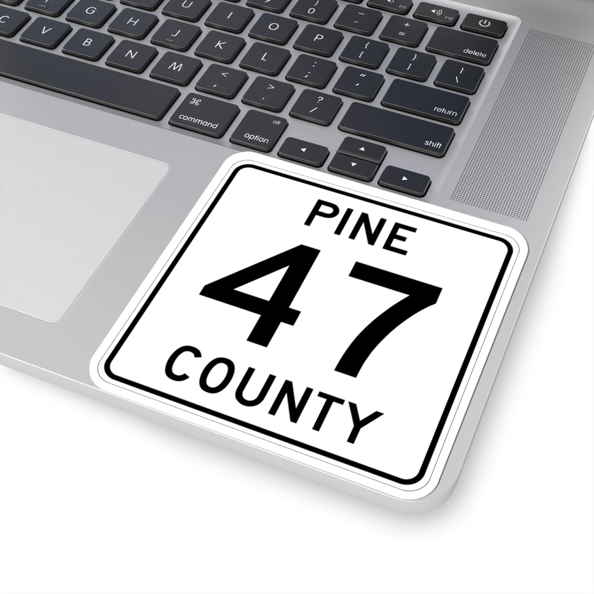 Pine County Route 47 MN (Minnesota) (Road Sign) STICKER Vinyl Kiss-Cut Decal