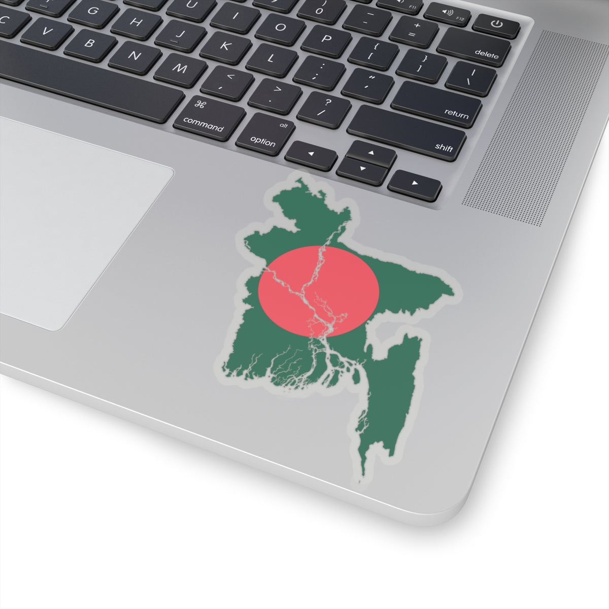 Flag-map of Bangladesh2 (Bangladesh) STICKER Vinyl Kiss-Cut Decal