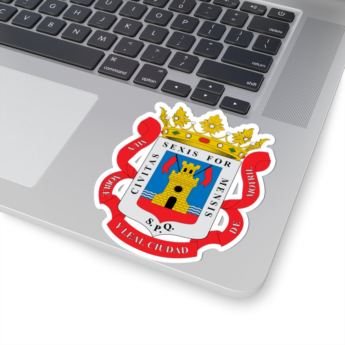 Escudo de Motril (Spain) (Coat of Arms) STICKER Vinyl Kiss-Cut Decal