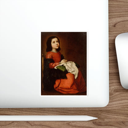 ZURBARAN, Francisco de -  The Childhood of the Virgin (Artwork) STICKER Vinyl Die-Cut Decal