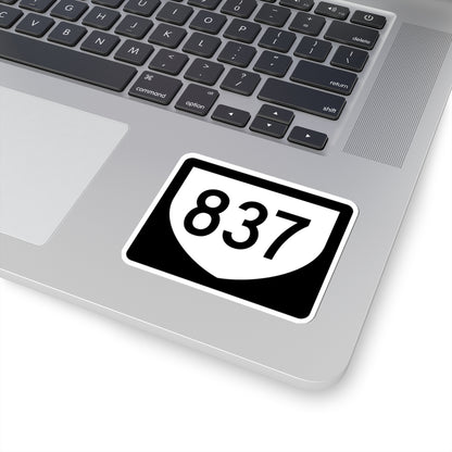 PR urban primary 837 (Puerto Rico) (Road Sign) STICKER Vinyl Kiss-Cut Decal