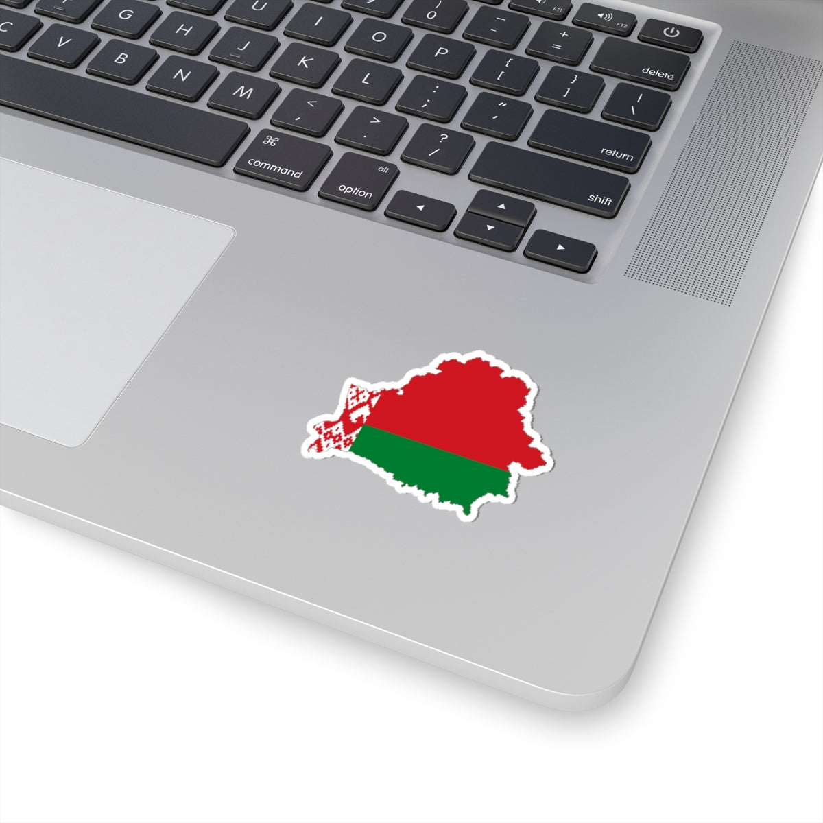 Belarus-Flagmap (Belarus) STICKER Vinyl Kiss-Cut Decal