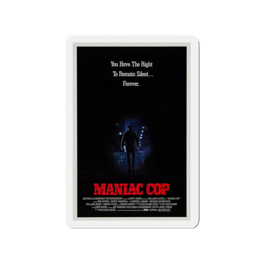 MANIAC COP (TEASER) 1988 Movie Poster - Refrigerator Magnet-2" x 2"-The Sticker Space