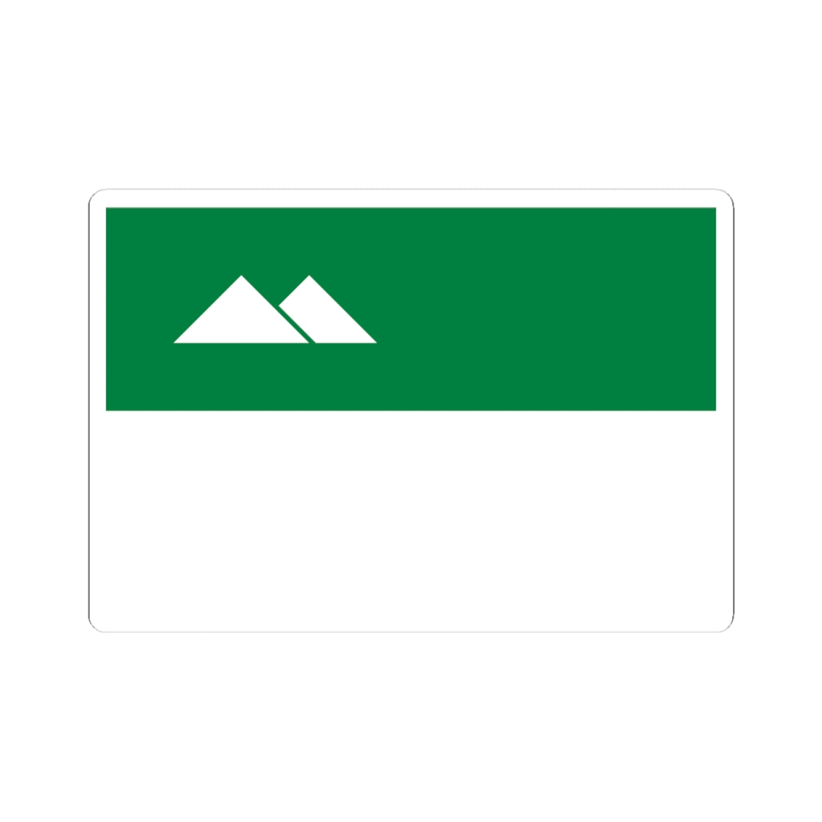 Flag of Kurgan Kurgan oblast (Russia) STICKER Vinyl Kiss-Cut Decal