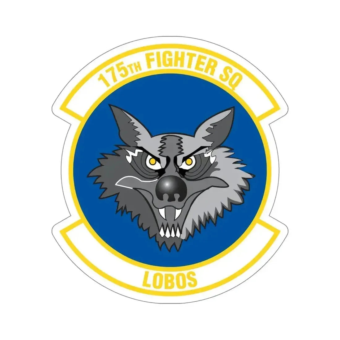 175th Fighter Squadron (U.S. Air Force) STICKER Vinyl Die-Cut Decal 6 Inch - The Sticker Space
