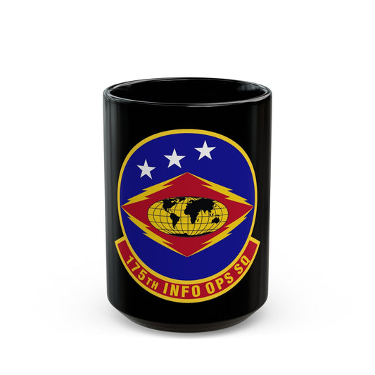 175th Information Operations Squadron (U.S. Air Force) Black Coffee Mug-15oz-The Sticker Space