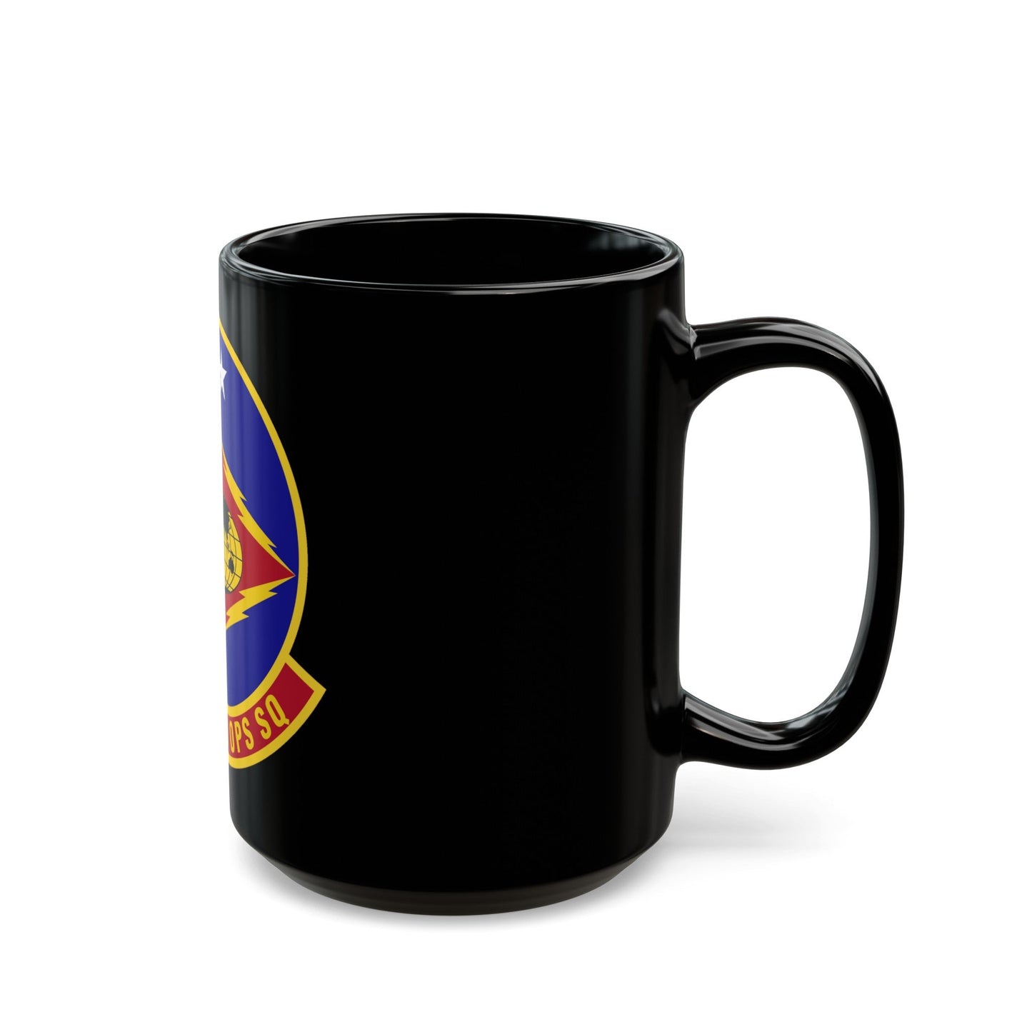 175th Information Operations Squadron (U.S. Air Force) Black Coffee Mug-The Sticker Space