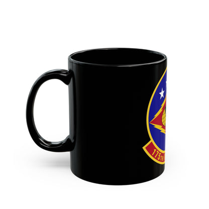 175th Information Operations Squadron (U.S. Air Force) Black Coffee Mug-The Sticker Space