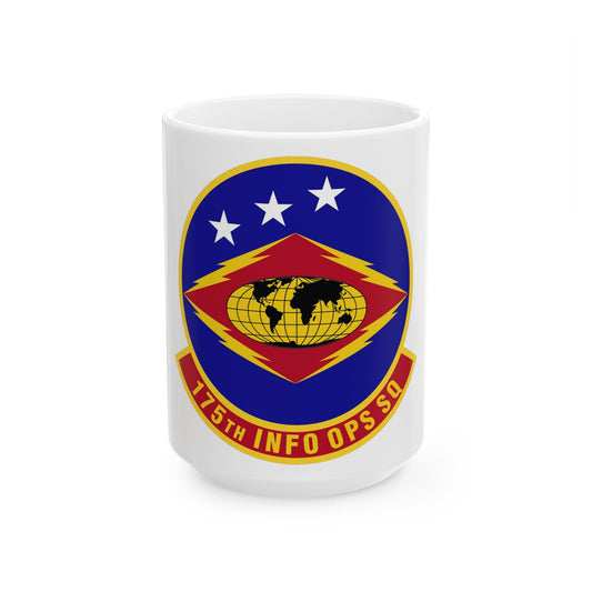 175th Information Operations Squadron (U.S. Air Force) White Coffee Mug-15oz-The Sticker Space