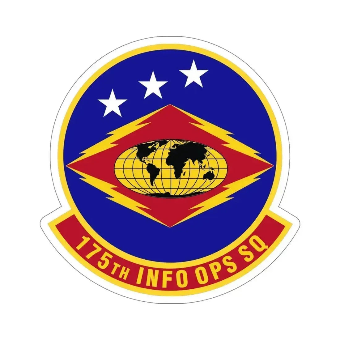 175th Information Operations Squadron (U.S. Air Force) STICKER Vinyl Die-Cut Decal 5 Inch - The Sticker Space