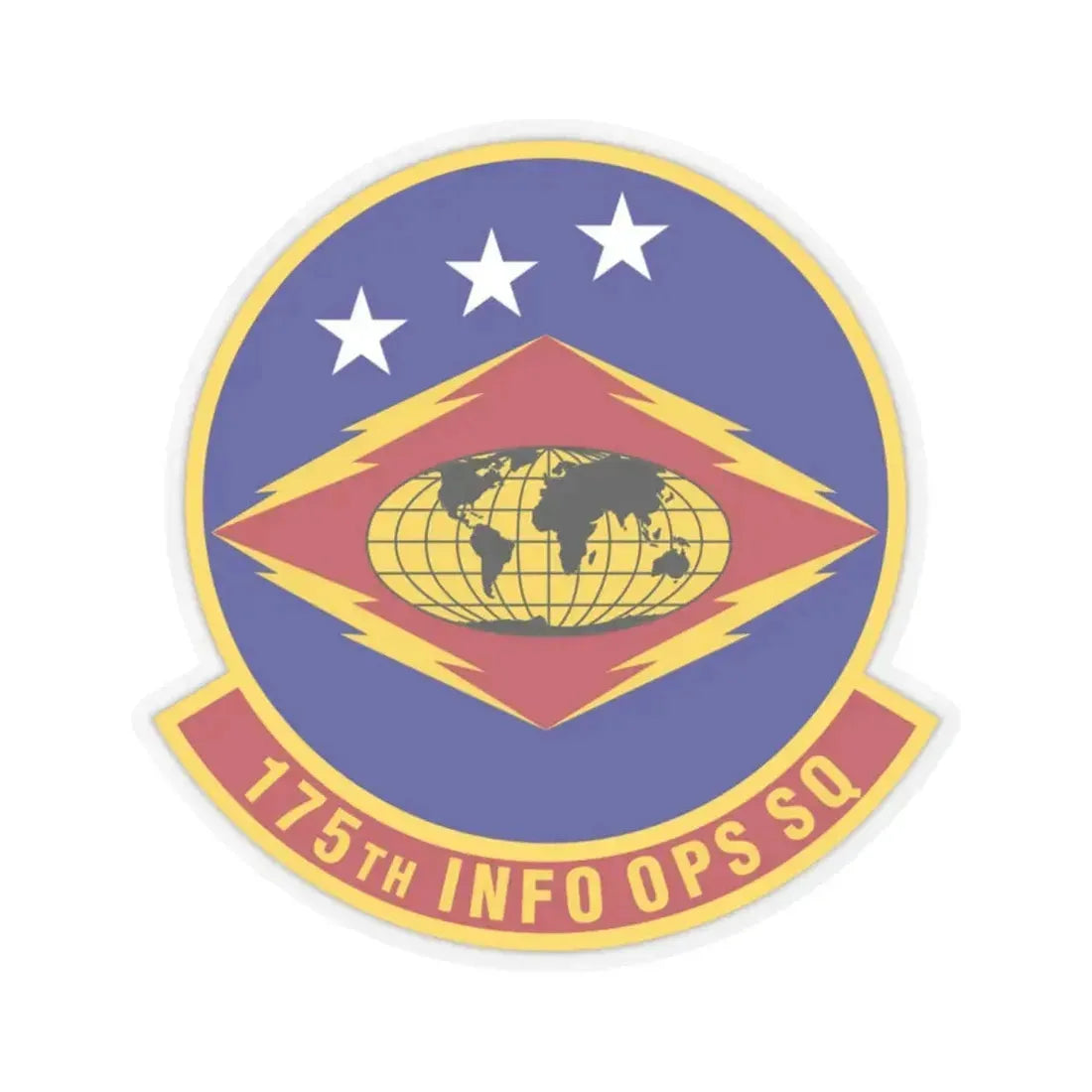 175th Information Operations Squadron (U.S. Air Force) STICKER Vinyl Kiss-Cut Decal 2 Inch Transparent - The Sticker Space