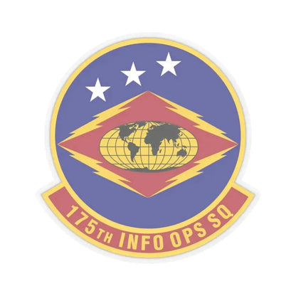 175th Information Operations Squadron (U.S. Air Force) STICKER Vinyl Kiss-Cut Decal 3 Inch Transparent - The Sticker Space