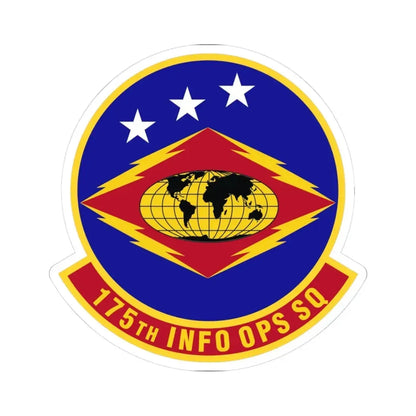 175th Information Operations Squadron (U.S. Air Force) STICKER Vinyl Kiss-Cut Decal 3 Inch White - The Sticker Space