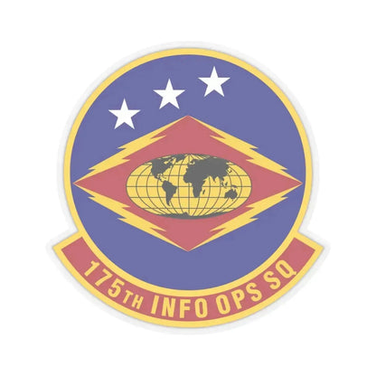175th Information Operations Squadron (U.S. Air Force) STICKER Vinyl Kiss-Cut Decal 4 Inch Transparent - The Sticker Space