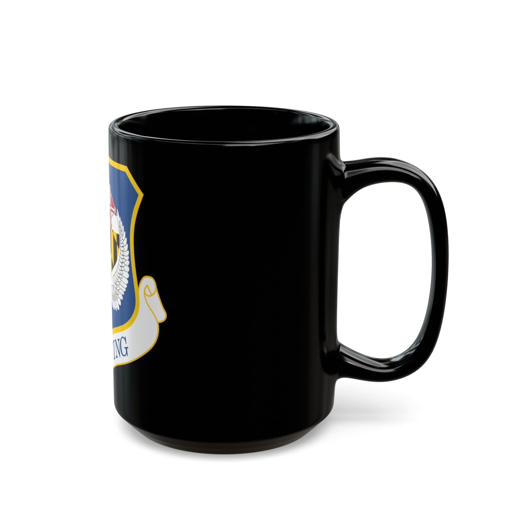 175th Wing (U.S. Air Force) Black Coffee Mug-The Sticker Space