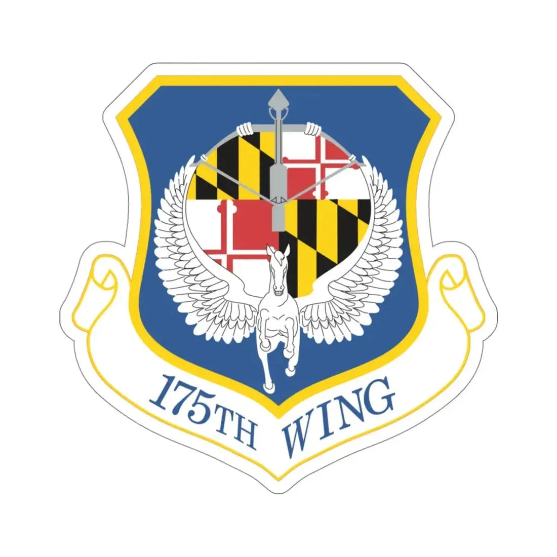 175th Wing (U.S. Air Force) STICKER Vinyl Die-Cut Decal - The Sticker Space