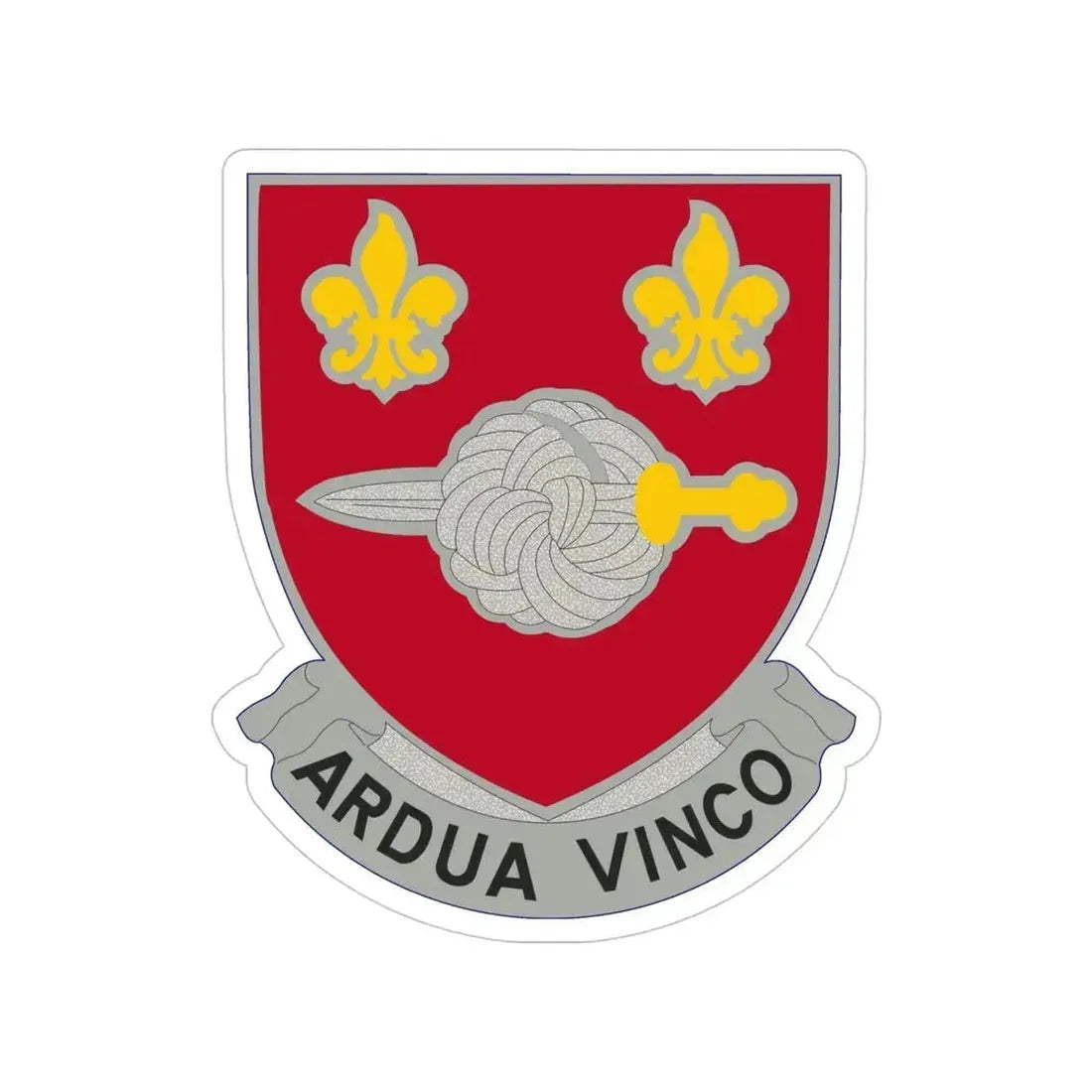 176 Engineer Battalion (U.S. Army) Transparent STICKER Die-Cut Vinyl Decal 5 Inch - The Sticker Space